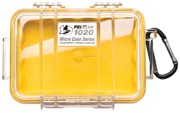 Picture of Pelican 1020 Micro Case Yellow/Clear