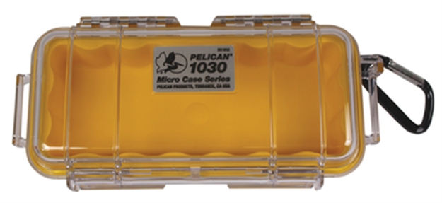 Picture of Pelican 1030 Micro Case Yellow/Clear