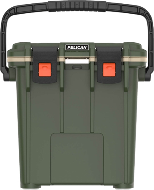 Picture of PELICAN PRODUCTS COOLERS IM 20 QUART HUNTER GREEN/TAN LEG CUT OUT 20Q15HTGRNTN 0825494079819