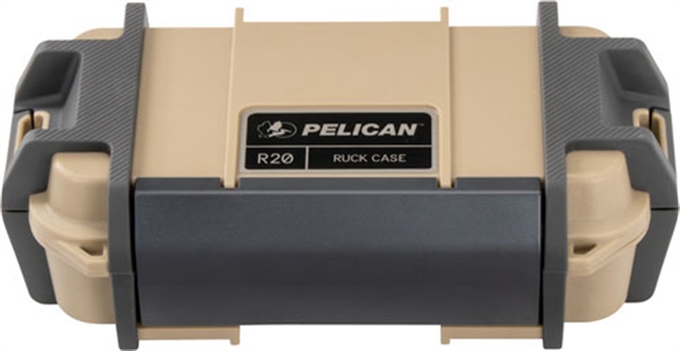 Picture of Pelican Products Ruck Case Medium R20 W/Divider Tan ID 7.1"X3.4"X2"