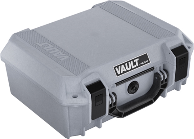 Picture of Pelican Products Vault Medium Pistol Case W/ Foam Ghost Gray VCV200-0000-GRY 019428156329