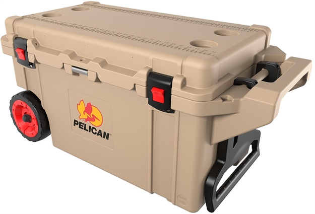 Picture of Pelican Progear 80Qttan Progear Cooler 80 QT Elite Wheeled Tan