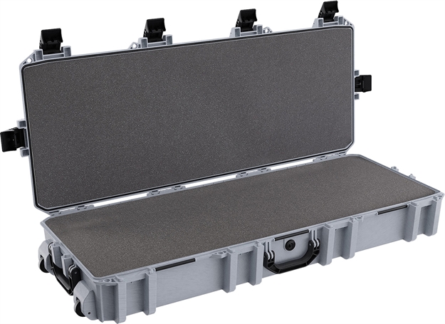Picture of  Pelican Vcv7300000gry Vault Double Rifle Case 44" Gray Polyethylene Foam Weather Resistant