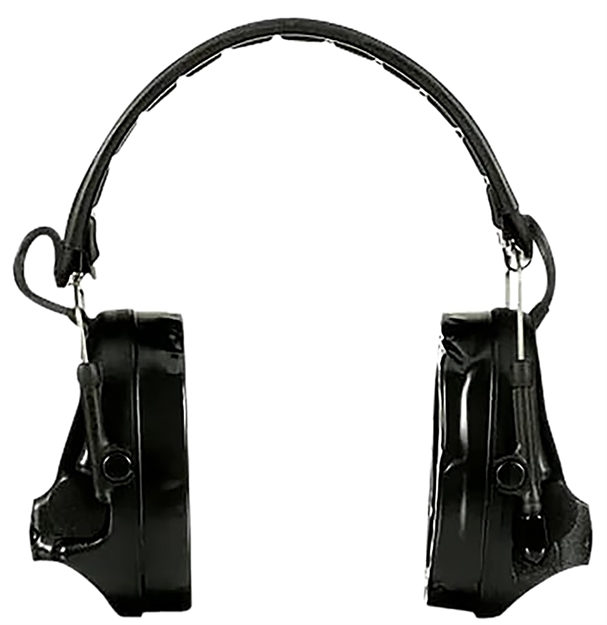 Picture of  Peltor Mt20h682fb09sv Swattac V Hearing Defender Headset 23 DB Over The Head Black Adult 1 Pair