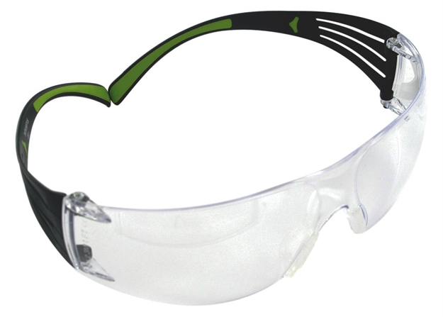 Picture of Peltor Sf400pc8 Sport Securefit 400 Adult Wraparound Clear Lens Polycarbonate Black Frame SF400-PC-8