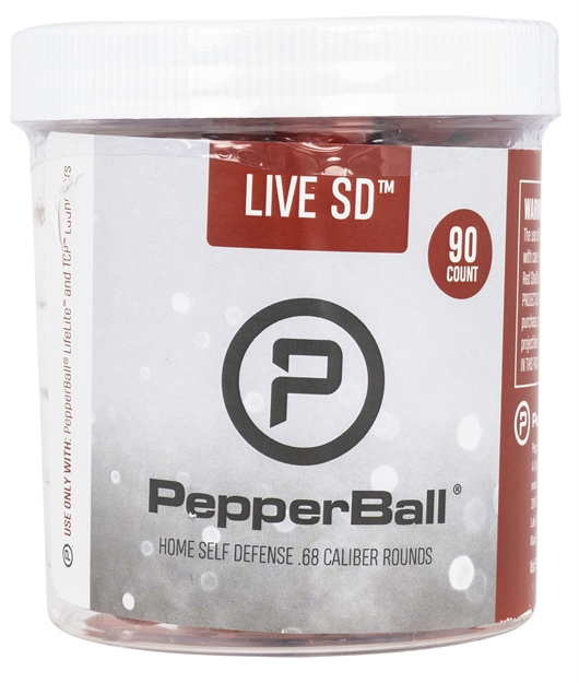 Picture of Pepperball 102060351 Live SD Pepperballs Pava .09 OZ Red 90 Rds 102-06-0351 849176003510