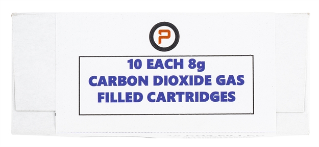 Picture of Pepperball 385010002 Lifelight Co2 Cylinder 8 Gram Silver 10 Pack 385-01-0002