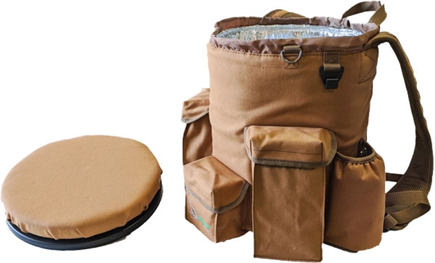 Picture of Peregrine Outdoors Outdoors Venture Bucket Pck W/Seat Classic Brwn PFGVBP3BRN