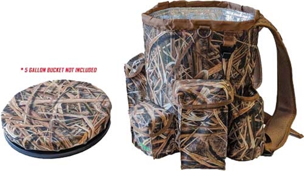 Picture of Peregrine Outdoors Outdoors Venture Bucket Pck W/Seat Mosg Blades PFGVBP3SGB 812669029717