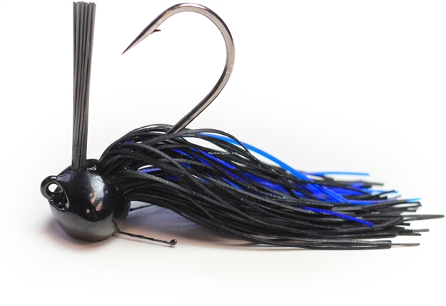 Picture of Perfection Lures Football Jig 1 Oz, Black & Blue Crawl 1Pk