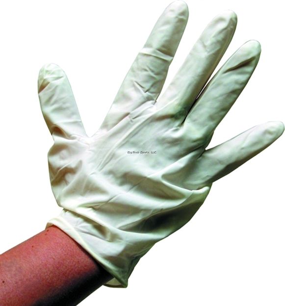 Picture of Pete Rickard Disposible Latex Gutting Gloves, Wrist Length