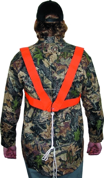 Picture of Pete Rickard Double Shoulder Deer Drag 2" Orange Web W/7' Rope