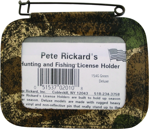 Picture of Pete Rickard License Holder GR Camo Heavy-Duty Vinyl