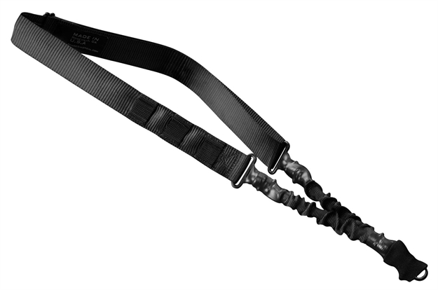 Picture of Phase 5 Weapon Systems Slgblk Single Point Sling Black Nylon Strap W/Elastic Shock-Cord 24.50-33.50" Oal Adjustable Bungee SLG-BLK 813318020895