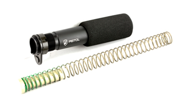 Picture of  Phase 5 Weapon Systems Pbtca Buffer  Tube Assembly  AR Pistol Platform Black Aluminum 813318020413