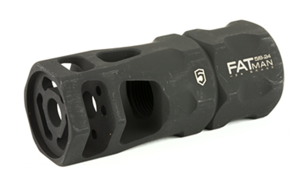 Picture of Phase 5 Tactical 5 Muzzle Brake Fatman .30 Cal 5/8X24 Black FATMAN-5/8-24