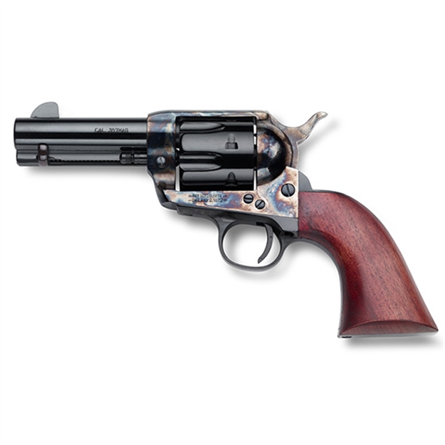 Picture of  Pietta Hf357chs312nm 1873 Great Western II Posse 357 Mag 6Rd 3.50" Blued Steel Barrel & Cylinder, Color Case Hardened Steel Frame, Walnut Grip, Exposed Hammer 641996212116