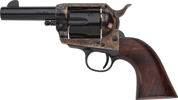 Picture of  Pietta Hf45chs312nm 1873 Great Western II Sheriff 45 Colt (Long Colt) 6Rd 3.50" Blued Steel Barrel & Cylinder, Color Case Hardened Steel Frame, Walnut Grip, Exposed Hammer 641996212079