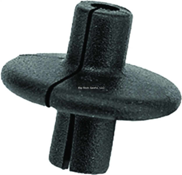 Picture of Pine Ridge Archery Ridge Kisser Button Slotted Black 1Ea 2765
