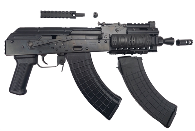 Picture of Pioneer Arms Arms Hellpup Pro 7" 7.62X39 2-30Rd Syn Black AK0031KPROR 850045874681