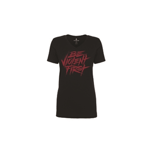 Picture of Pipe Hitters Union Phu BE Violent 1St Tshirt Wmn MD Blk