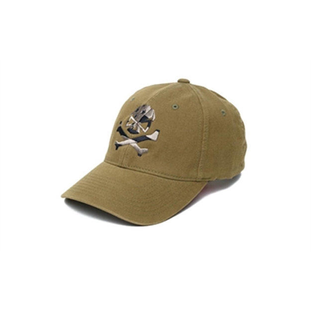 Picture of Phu Skull Flag Flex Hat Olive L/Xl