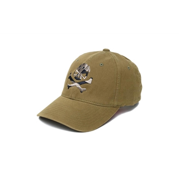 Picture of Phu Skull Flag Flex Hat Olive S/M
