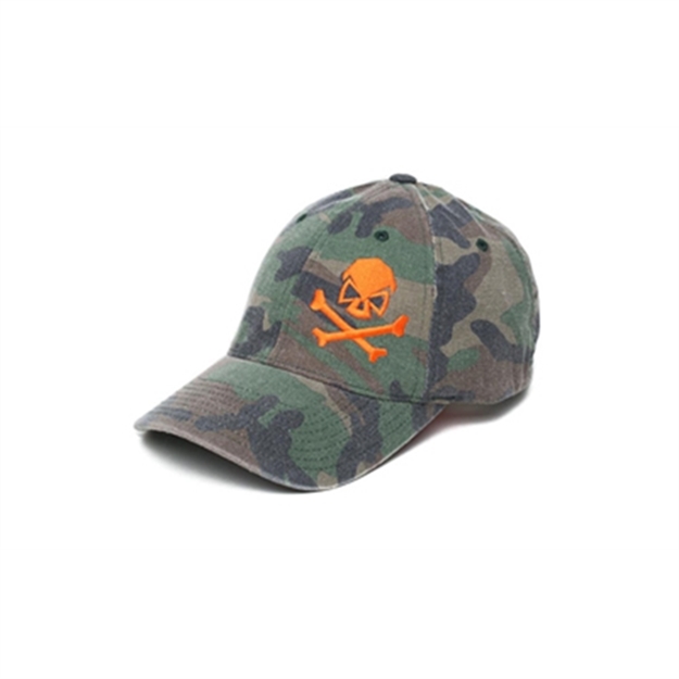 Picture of Phu Skull Flex Hat Camo/Org L/Xl
