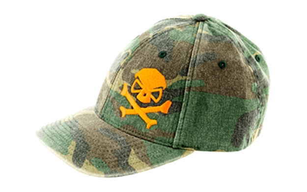 Picture of Phu Skull Flex Hat Camo/Org S/M