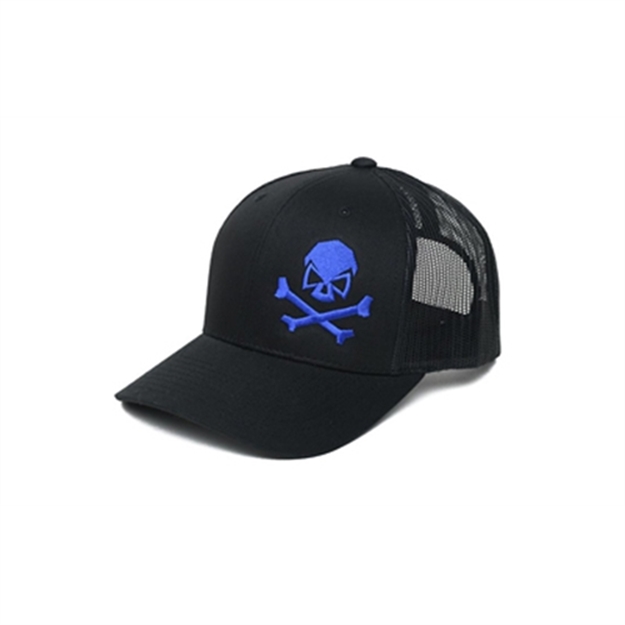 Picture of Phu Skull Trucker Hat Blk/Blu
