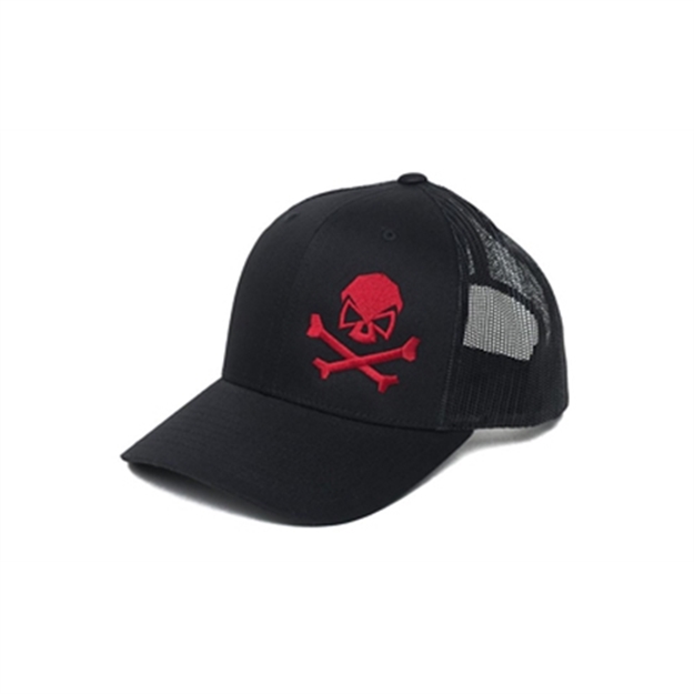 Picture of Phu Skull Trucker Hat Blk/Red