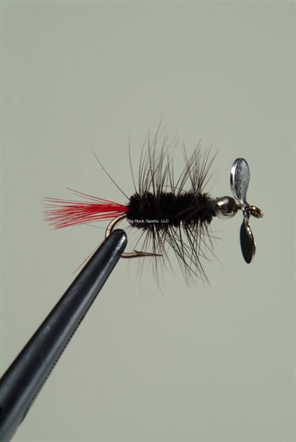 Picture of Pistol Pete Trout/Panfish Fly, SZ 10, Black Panther, 2/Pack