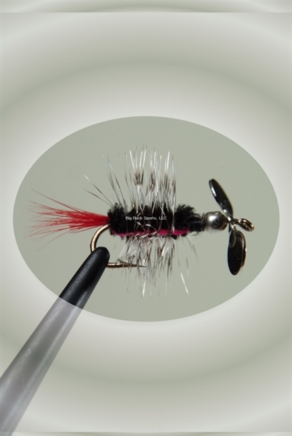 Picture of Pistol Pete Trout/Panfish Fly, SZ 10, Black Striped, 2/Pack