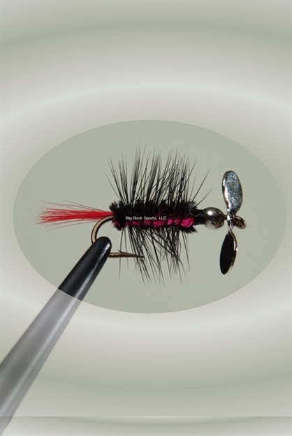 Picture of Pistol Pete Trout/Panfish Fly, SZ 10, Black Tiger, 2/Pack