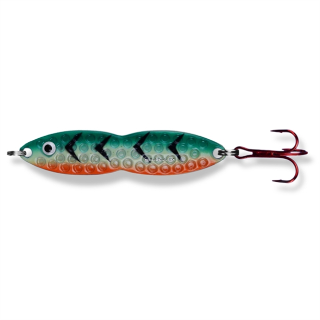 Picture of PK Lures Flutter Fish Spoon, 1/2 Oz., Firetiger Glow