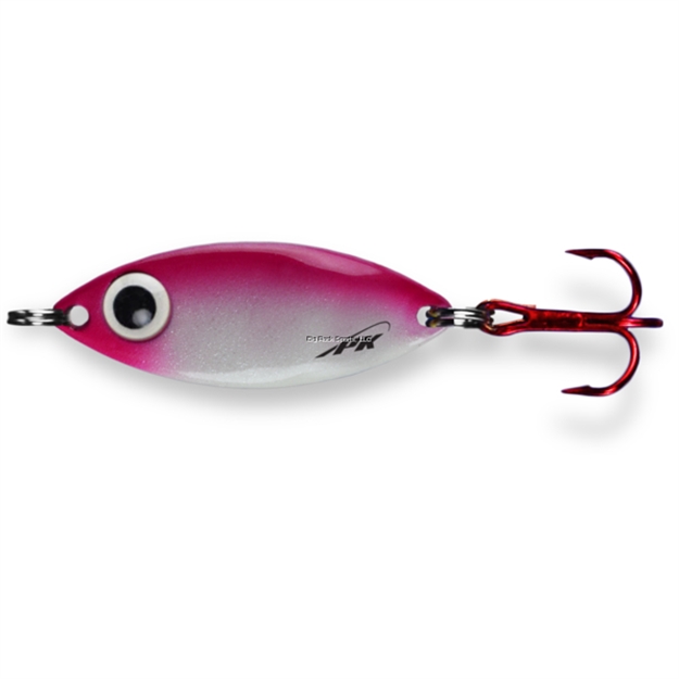 Picture of PK Lures PK Spoon, 1/4 Oz., Pink Pearl Glow