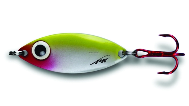 Picture of PK Lures PK Spoon, 3/8 Oz., Pearl Chartreuse
