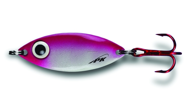 Picture of PK Lures PK Spoon, 3/8 Oz., Pink Pearl Glow