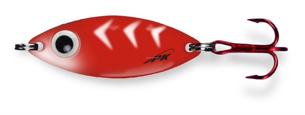 Picture of PK Lures PK Spoon, 3/8 Oz., Red Glow