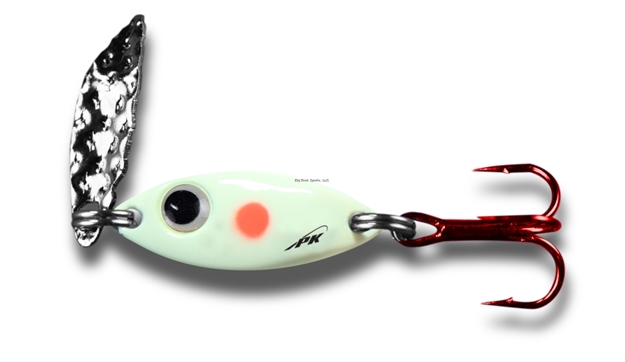 Picture of PK Lures Predator, 1/16 Oz., Red Dot Glow