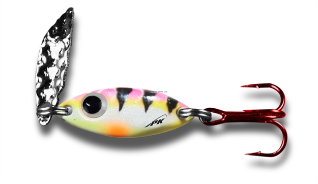 Picture of PK Lures Predator, 1/16 Oz., Red Tiger Glow