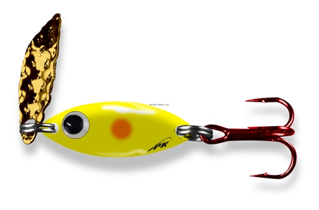 Picture of PK Lures Predator, 1/8 Oz., Yellow Glow Orange Dot