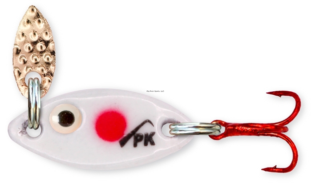 Picture of PK Lures Predator Tng (Tungsten), 1/16 Oz., Red Dot Glow