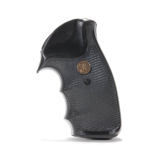 Picture of  Pachmayr 03175 Gripper Grip Checkered Black Rubber With Finger Grooves For Ruger Security-Six