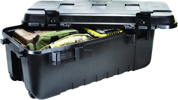 Picture of Plano Sportsman's Trunk W/ Wheels, Large,108 Qt, 37.19"L X 18"W X 14"H, Black, Lockable