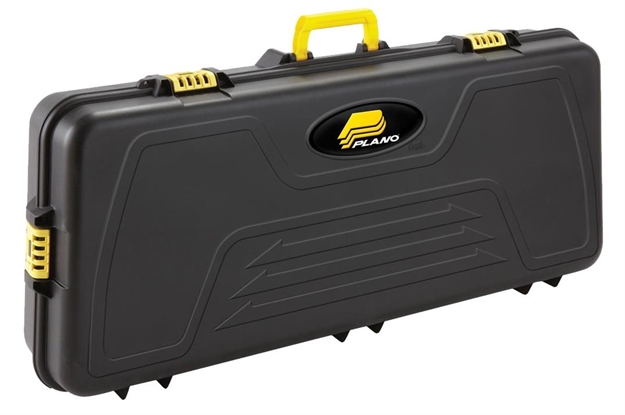 Picture of Plano Parallel Limb Bow Hard Case, 43"X7.5"X19", Black W-Yellow Latches/Handle