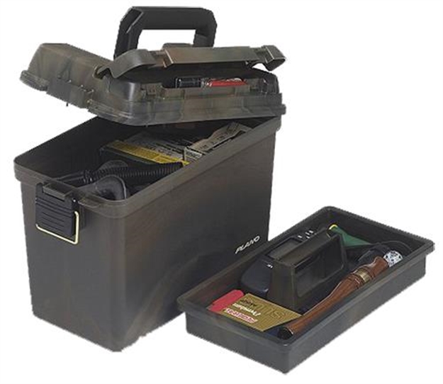 Picture of Plano Field/Ammo Box, Large, W/Lift Out Tray, 15"L X 10"W X 8"H, Camo Swirl 024099016124 -