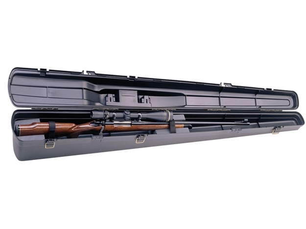 Picture of Plano Airglide Scoped Rifle/Shotgun Hard Case, 51"L X 11.25"W X 7.75"H, Airline Approved, Black