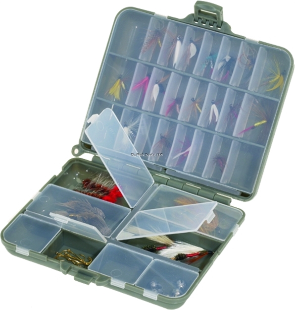 Picture of Plano Compact Side-By-Side Gray/Clear 5X4x1"