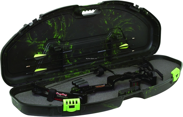 Picture of Plano Fusion Hard Bow Case, Pillarlock, 41"L X 15"W X 4.75"H, Green/Black